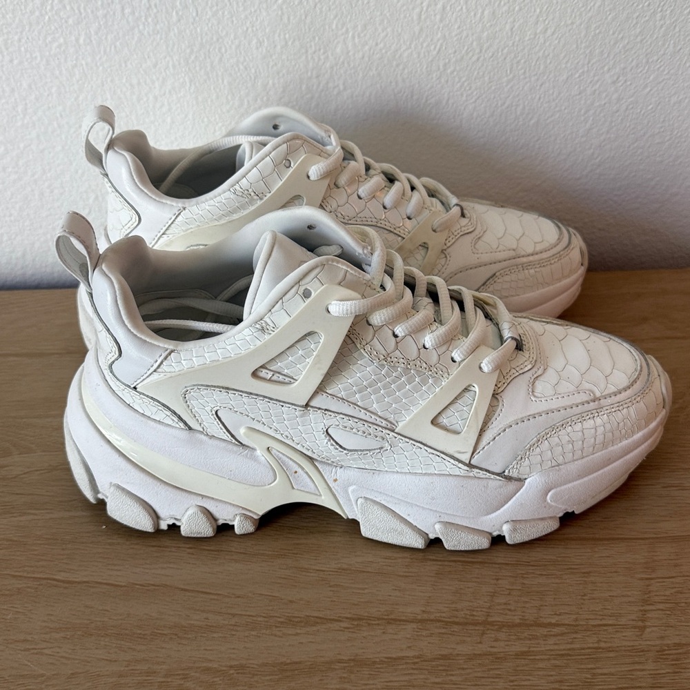 Michael Kors White Sneakers - Picture 3 of 4